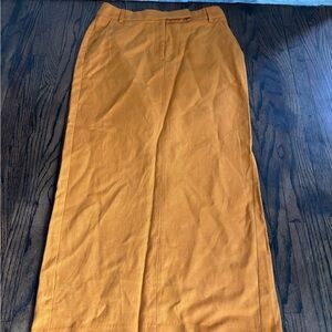 Express Vibrant Orange Skirt